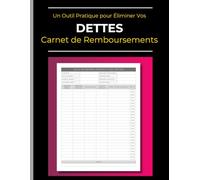 Carnet de Remboursements de Dettes: Un Outil Pratique pour Suivre & Éliminer Vos Dettes: Gérez le paiement des emprunts, planifiez vos remboursements ... | 110 Pages | Grand format 21.6 x 27.9 cm