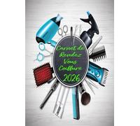 Carnet de Rendez-Vous Coiffure 2026: Agenda journalier professionnel pour les salons de coiffure de 8h00 à 21h00, à intervalles de 15/30/45 minutes | 1 Page par Jour . 4 employés | A4
