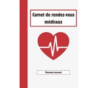 Carnet de rendez-vous médicaux: Suivi des Rendez-Vous Médicaux | Format A5