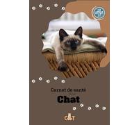 Carnet de santé pour chat: format A5 100 pages COULEURS couverture brillante souple