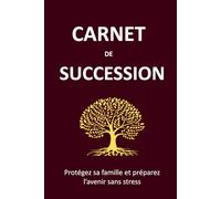 Carnet de succession: carnet simple à remplir pour organiser vos informations essentielles et planifier votre transmission sans stress pour protéger ceux que vous aimez - Format A5