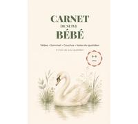 Carnet de Suivi Bébé: Journal de Bord de Bébé Tétées Sommeil Couches Notes du quotidien à Remplir 0 à 6 mois Diversification Alimentaire Tableau de Croissance Tableau des Vaccins