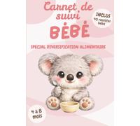 Carnet de Suivi Bébé Spécial Diversification Alimentaire: Édition Koala | 4 à 8 mois | 40 recettes bébé incluses | Cahier de suivi maternel à remplir ... sommeil, couches, soins | Cadeau naissance