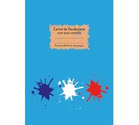 Carnet de vocabulaire avec auto-contrôle au format A4 et 64 pages