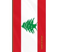 Carnet de voyage Liban: Collection de carnets de voyage drapeaux