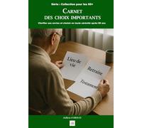 Carnet des choix importants: Clarifier ses envies et choisir en toute sérénité après 60 ans