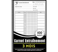 Carnet Entraînement Gym: Suivez vos progrès à la salle de sport à l'aide de ce journal de bord - Journal pour femmes, hommes, débutants, haltérophiles.