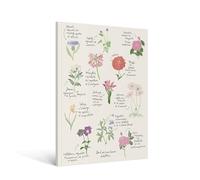 Carnet Fleurs A4: Zoé de Las Cases