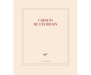 Carnet grand format ligne "carnets de l'ecrivain"