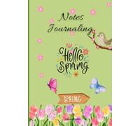 Carnet notes journaling Printemps
