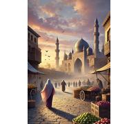 Carnet oriental - Design Mosquée & Souk: Journal d’Écriture au Design Maghrébin & Islamique | Cahier de Notes Inspiré de l’Art Musulman, Moyen-orient ... Réflexions, Ramadan ou Cadeau Culturel