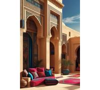 Carnet Oriental Élégant: Journal élégant inspiré de l’art islamique et des motifs arabes, parfait pour l’écriture, le Ramadan, les réflexions ... couverture style riad marocain, Marrakech