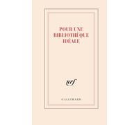 Carnet "pour une bibliotheque ideale"