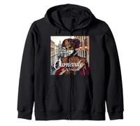 Carnevale a Venezia - Carnevale di Venezia Felpa con Cappuccio