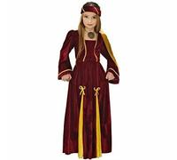 CARNEVALE COSTUME PRINCIPESSA MEDIEVALE BAMBINA 5/7 ANNI