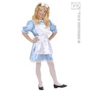 CARNEVALE COSTUME VESTITO ALICE NEL PAESE DELLE MERAVIGLIE BAMBINA 11/13