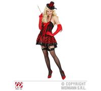 CARNEVALE COSTUME VESTITO BURLESQUE CHARLESTON DONNA TAGLIA S
