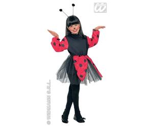 CARNEVALE COSTUME VESTITO COCCINELLA BAMBINA 11/13 ANNI