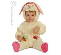CARNEVALE COSTUME VESTITO CONIGLIETTO BAMBINO 1/2 ANNI - 12/24 MESI