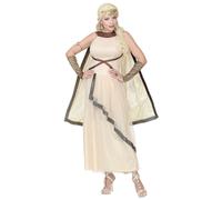 CARNEVALE COSTUME VESTITO DEA GRECO ROMANA DONNA TAGLIA M WIDMANN