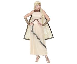 CARNEVALE COSTUME VESTITO DEA GRECO ROMANA DONNA TAGLIA M WIDMANN
