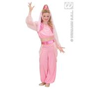 CARNEVALE COSTUME VESTITO GENIO DELLA LAMPADA BAMBINA 11/13 ANNI