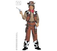 CARNEVALE COSTUME VESTITO IL COWBOY SOLITARIO BAMBINO 11/13 ANNI