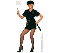 CARNEVALE COSTUME VESTITO LA POLIZIOTTA SEXY DONNA TAGLIA M