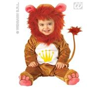 CARNEVALE COSTUME VESTITO LEONCINO BAMBINO 1/2 ANNI - 12/24 MESI