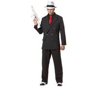 CARNEVALE COSTUME VESTITO MOB BOSS GANGSTER 01189 UOMO TAGLIA L