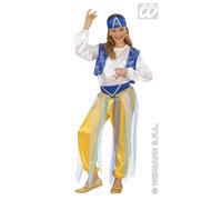 CARNEVALE COSTUME VESTITO PRINCIPESSA ARABA BAMBINA 5/7 ANNI