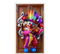 Carnevale Decorativo: Carnevale Multicolore, Multifunzionale Per Feste, Copertura Per Porte Di Natale, Sfondo Del Cartone Animato Di Natale Per Stanza, Cucina, Casa,