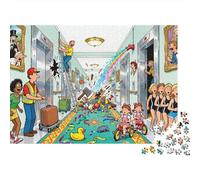 Carnevale del corridoio congelato Puzzle in Legno Impermeabile Puzzles Da 1000 Pezzi Regali Per Adulti Colorati Giochi Educativi