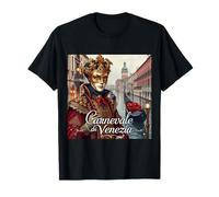 Carnevale di Venezia Donna - Elegante Maschera Veneziana Maglietta