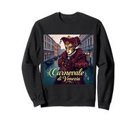 Carnevale di Venezia - Elegante Donna Mascherata Veneziana Felpa