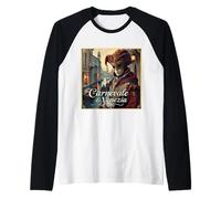 Carnevale di Venezia - Elegante mascherata veneziana Maglia con Maniche Raglan