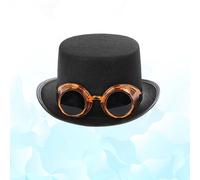 Carnevale Funny Punk Occhiali Cappello in tessuto non tessuto Jazz Hat Fashion