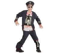 CARNEVALE HALLOWEEN COSTUME POLIZIOTTO ZOMBIE 11/13 ANNI WIDMANN