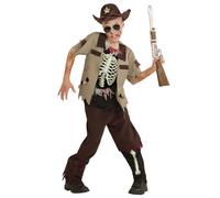CARNEVALE HALLOWEEN COSTUME SCERIFFO ZOMBIE 11/13 ANNI WIDMANN