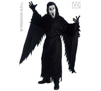 CARNEVALE HALLOWEEN COSTUME SCREAMING GHOST FANTASMA UOMO TAGLIA L