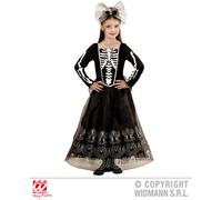 VESTITO CARNEVALE HALLOWEEN SKELETRIA 11/13 ANNI WIDMANN