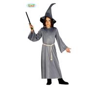 CARNEVALE HALLOWEEN MAGO STREGONE WIZARD VESTITO COSTUME 5/6 7/9 10/12 ANNI