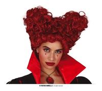 CARNEVALE HALLOWEEN PARRUCCA REGINA DI CUORI QUEEN WIG HEART SHAPED 4646 GUIRCA