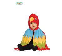 CARNEVALE HALLOWEEN PRIMA MANTELLO PAPPAGALLO PARROT INFANZIA NEONATO 18/24 MESI