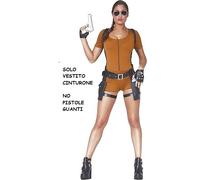 Guirca 84852 - Avventuriera Adulta Taglia S-M 36-40 Spandex