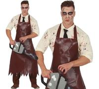CARNEVALE HALLOWEEN VESTITO LEATHERFACE ELECTRICAL SAW KILLER