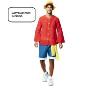 CARNEVALE HALLOWEEN VESTITO ONE PIECE MONKEY D. LUFFY COSPLAY