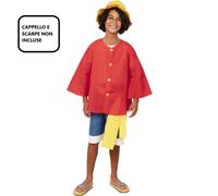 CARNEVALE HALLOWEEN VESTITO ONE PIECE MONKEY D. LUFFY COSPLAY