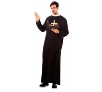 CARNEVALE HALLOWEEN VESTITO PRETE PRIEST DRESS ESORCISTA SACERDOTE ADULTO FYASA