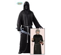 CARNEVALE HALLOWEEN VESTITO SPETTRO DARK SOLDIER CAVALIERE OSCURO MONACO MONK